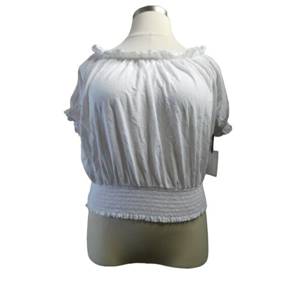 1.State Size XL White Knit Boho Peasant Style Top NWT - Picture 3 of 3